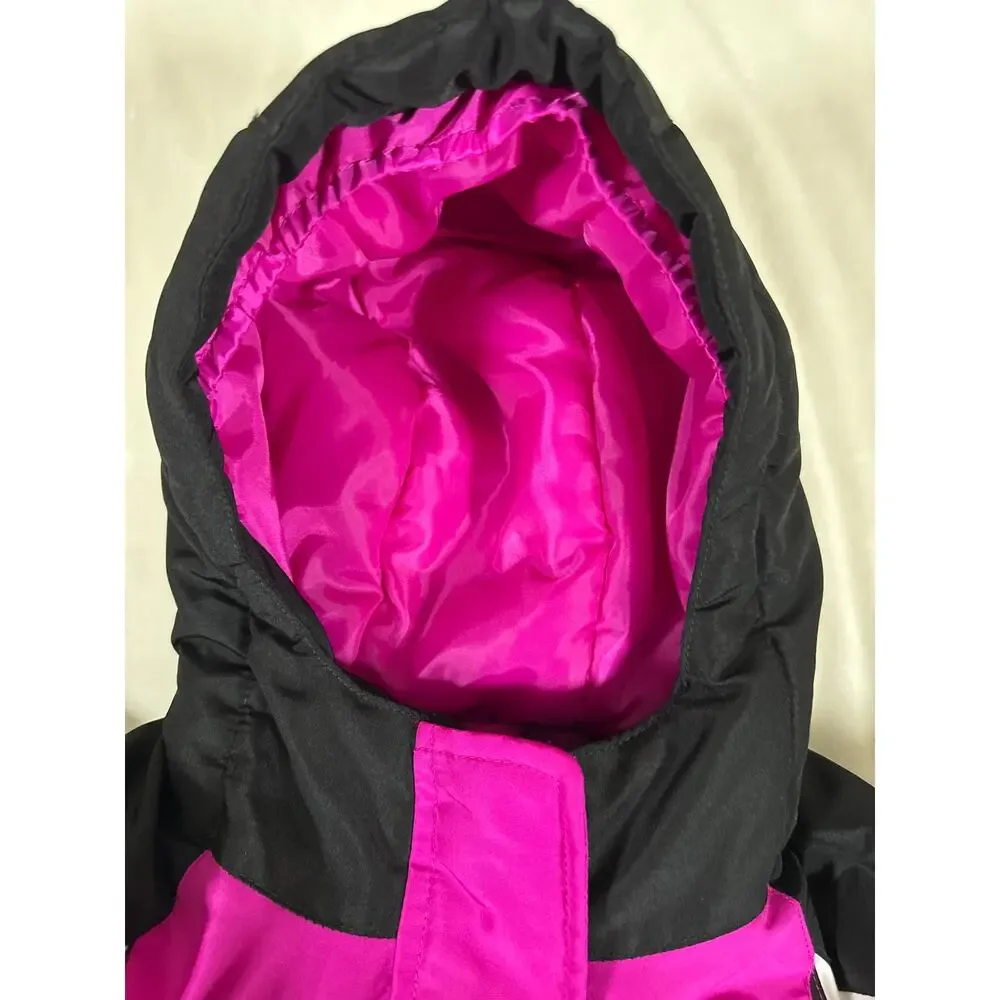 The Children’s Place Girls 3-in-1 Ski Jacket Pink Size Small 5/6 Hooded Winter